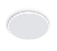 Non-Connected This sleek slim white ceiling light is designed to compliment NEW