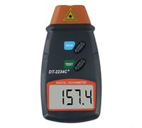 Non Contact Digital Mini Tachometer DT2234 C+ with 5 Digit 18mm LCD Display and Broad RPM Measurement Range for Machine and Motor Speed