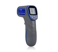 Non Contact Digital Tachometer Speedometer with Data Recording Function, Measures RPM from 2 5 to 99999 on LCD Display