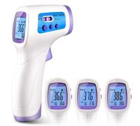 Non-Contact Forehead Infrared Thermometer - Digital Medical Thermometer with Backlit LCD, 0.3C Accuracy, Safe Fever Check