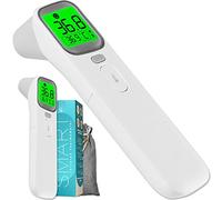 Non-Contact Infrared Forehead & Ear Thermometer, Instant Reading, Fever Alarm and Memory Function Thermometer for Kids