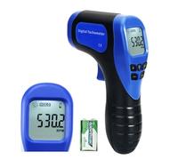 Non Contact Tachometer, 2.5-99999 RPM ±0.02%+1Digtal Accuracy Laser Digital Tachometer, Speed RPM Meter Gauge with Backlight, Data Hold, and Max/Min/AVG Function