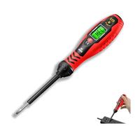 Non Contact Voltage Tester Pen,Flathead Screwdriver,Live Wire Circuit Tester,Led Light & Buzzer Alarm,2-In-1 Electrical,Flat Head Screwdriver,Magnetic Electrician Tool (Red)
