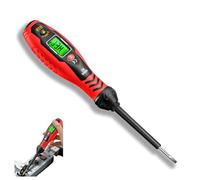 Non-Contact Voltage Tester Pen & Flathead Screwdriver Set - Electrician's Live Wire Detector,with Led/Alarm,2-In-1 Electrical,Flat Head Screwdriver,High Torque Magnetic Electrical Tester Tool (Red)