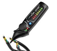 Non Contact Voltage Tester Pen - Live Wire Detector With Continuity Test, Audible Alarm & LED Flashlight | Professional Electrical Tester For Home, Automotive & Industrial Use By Electricians & Techni