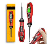 Non-Contact Voltage Tester & Two-Pole, Phase Tester Screwdriver Electric Current Tester 12-1000V AC/DC, Digital Electrical Tester with LCD Display, Continuity Tester, Buzzer Alarm, Breakpoint Finder