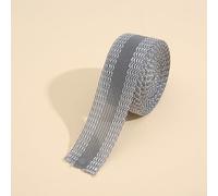Non-cutting side tape for trouser length change, using high-density, skin-safe that ensures a secure hold and easy cleaning on various fabric types (Grey)