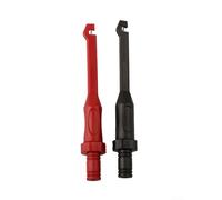 Non Destructive 2PCS Test Probe Clips with Wire Piercing Pins for Electrical Testing up to 36V, Suitable for Cables under 4MM, Equipped with 4MM Standard Female Banana Connector