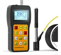 Non-Destructive Metal Hardness Tester, Digital Metal Hardness Test Kit, Leeb Metal Tester w/Type D Impact Device for Steel Aluminum Alloy Iron Brass, 170-960HLD, 7 Hardness Units & Multi Scales
