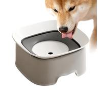 Non-Dripping Dog Water Bowl, Drinking Bowl for Pets, Slow Dog Water Bowl for Home, Living Room, Kitchen, Apartment, Dining Area, Every Corner and for Alone Time