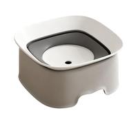 Non-Dripping Dog Water Bowl, Drinking Dispenser, Pet Bowl, Slow Drinking Water Bowl for Dogs, Alone Time Feeding Corner Dining Area in the Home, Kitchen, Living Room, Home