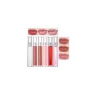 Non-drying lipstick with shea butter lip balm for daily lip care routines,Mirror Gloss Lip Glaze 5ml - High-Shine Hydrating Lip Oil with Vitamin E, Non-Sticky Plumping Water Tint for All-Day Wear