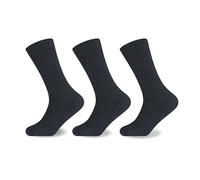 Non Elastic Black Socks Mens 12 Pack | Casual Socks For Men Comfortable Easy Grip Rich Cotton Socks | Super Soft Top Socks 6-11 UK Size