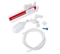 Non Electric Auto Water Filler for Aquarium, Plastic Water Level Controller with Dual Hang Holder, Adjustable Fill Height 2-15cm for Fish Tank 5-18mm Thick