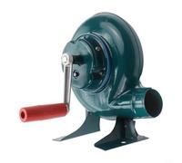 Non Electric Blower with Hand Crank Mechanism for Fire Management in Fire Pits Fireplaces and Grilling Setups (150w)