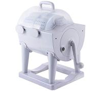 Non-electric Manual Washing Machine - Mini Hand-curled Drum Washer with Drain for Personal Camping and Apartment - Skid Free, No Electricity Required
