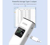 Non- Electrochemical Alcohol Tester with LED Digital Display, Portable Breathalyzer for Car Use, Fast Screening and Professi(WHITE)