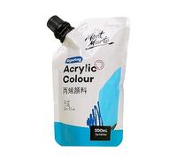 Non Fading Non Toxic Single Color Paint For Painters Acrylic Paint 11 Colors (100ml Pouches) In Bags Rich Pigment
