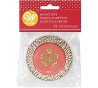 Non-Food Items Standard Baking Cups GNGRBRD by, Gingerbread Boy, One Size