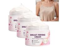 Non-Greasy Breast Firming Cream, Plant-Based Lifting Lotion, Natural Bust Plumping Gel, Smoothing Chest Serum, Hydrating Firmness Texture Silk Creme Smooth Rich Moisture Extra Plus Balm (3PCS)