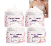 Non-Greasy Breast Firming Cream, Plant-Based Lifting Lotion, Natural Bust Plumping Gel, Smoothing Chest Serum, Hydrating Firmness Texture Silk Creme Smooth Rich Moisture Extra Plus Balm (4PCS)