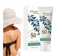 Non Greasy Sunscreen Lotion, 100 g Sunblock Protection, Refreshing Cream Formula with Sturdy Build, Skin Care Aid with Smooth Comfort, Modern Travel Style, Accessory for Women Men Vacation Beach