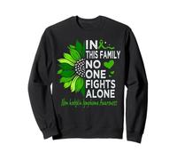 Non Hodgkin lymphoma awareness month sunflower support Sweatshirt