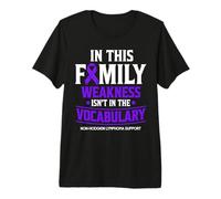 Non-Hodgkin Lymphoma Awareness Support Family Premium T-Shirt