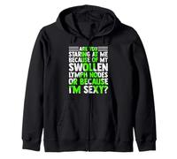 Non-Hodgkin Lymphoma warrior Zip Hoodie