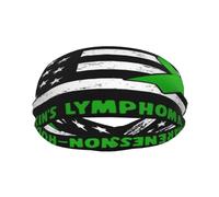 Non-Hodgkin's Lymphoma Awareness American Flag Elevate Your Performance with Fashionable Sweatbands - Ideal for Any Activity!