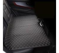 Non-Inflatable Car Mattress for Lexus RX450H 2007-2015, Folding PU Leather Mattresses Camping Mattress Back Seat Portable Accessories,A/Black-gold wire