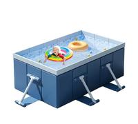 Non-Inflatable Swimming Pool | Non-Inflatable Hard Shell Pool for Adults and Kids | Summer Water Toys for Dogs, Pets, Children, and Adults