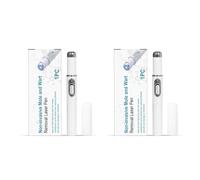 Non-Invasive Mole and Wart Removal Laser Pen,Skin Tag Removal Kit Pen,Skin Mole Removal Pen,Dark Spot Remover for Face & Body, Wart Remover for All Skin Types 2pcs