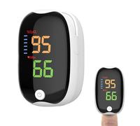 Non-Invasive Oximetry Monitor, 2025 Enhanced Blood Oxymetry Monitor for Home or Outdoor Use, White