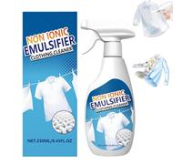 Non Ionic Emulsifier Clothing Cleaner, 2026 New Clothes Oil Laundry Cleaning Remover, Strong Degreasing & Stain Remover for Clothes & Shoes, Universal Household Cleaner