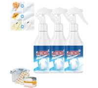 Non Ionic Emulsifier Clothing Cleaner,Clothes Oil Laundry Cleaning Remover,Stain Remover Spray,Clothing Cleaning Penetrant,Universal Household Cleaner for Grease/Oil/Food On Clothe and Shoes (3)