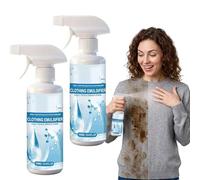 Non-ionic Laundry Stain Removal Emulsifier, Laundry Emulsifier Spray, 300ml Clothing Emulsifier Stain Remover No-Wash All in 1 Powerful Stain Remover Clothes - Break down & Wash Away (2Pcs)