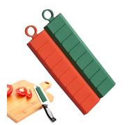 Non-layer Cutter - Silicone 2 Pieces That Cuts Non-Stick Artifact | Magnetic Design Kitchen Cooking Tool for Cuttings Potato, Cucumber and Zucchini