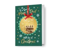 Non Licensed Mum & Dad Parents Christmas Card