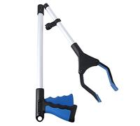 Non-Magnetic Rubbish Grabber Aluminum Foldable Pick Up Stick Claw Gripper Reacher Rotating for Head Trash Grabber Garbage Grabber Tool