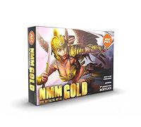 Non Metallic Metal Gold Set - AK Interactive Acrylic 3g Paints- AK11606