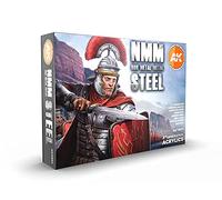 Non Metallic Metal: Steel Colours Set - AK Interactive Acrylic 3g Paints- AK11601,Multicolor,17 ml (Pack of 6)