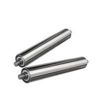 Non-Motorized Industrial Drum Conveyor, 2 Spools, 3.2 cm Diameter, 600 mm Length, Ideal for Woodworking Factory and Cube Replacement Parts