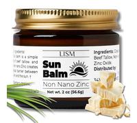 Non Nano Zinc Oxide Sun Balm | Tallow Sunscreen | Non-Toxic Natural Mineral Sunscreen | Grass Fed Beef Tallow Moisturiser & Zinc Sunblock | Non-Greasy Reef Safe Formula for Face & Body | Women & Men