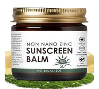 Non Nano Zinc Oxide Sunscreen Balm, Tallow Sunscreen, Spf 50 Beef Tallow sunscreen, Natural for Face & Body, Lightweight, Non Greasy