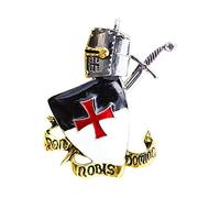 Non No omine - for Bravery, Chivalry and Selflessness - The Talismans of The Knights Templar Pendant Necklace Collection