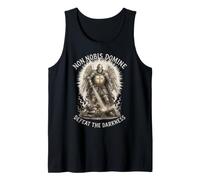 Non No omine Templar Knight Christian Faith Defeat Evil Tank Top