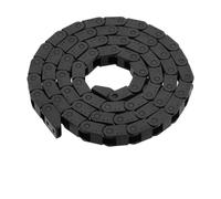 Non-opening Drag Chain Bridge Type R18 R25 R28 7x7 8x8 6x10 10x10 7x15 10x15mm L1m Cable Carrier with Ends for Printer(R18 8x8mm)