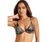 Non-padded triangle bikini top for women Selmark Jade Noir 95C