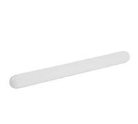 Non Pastry Stick Roller Dough Dumpling Cake Bread Rolling Pin Kitchen Tool Lightweight Compact Dough Rolling Pin for Home Baking Professional Cooking White ABS Material 37cm